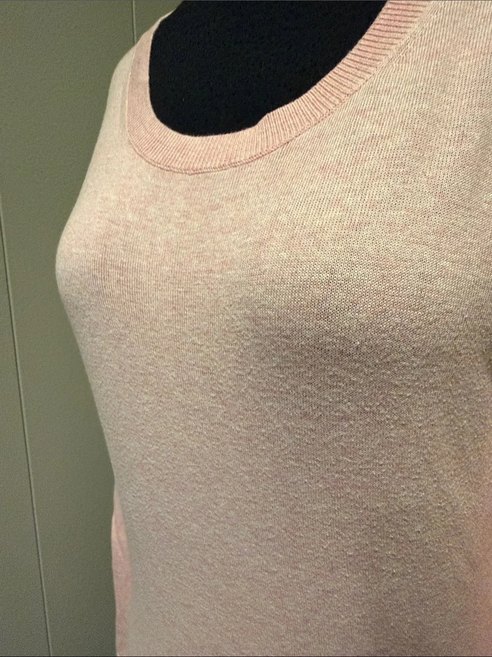 J. Crew Women’s Small Teddie Light Pink Crew Neck Long Sleeve Sweater